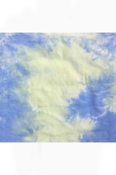 DG-TNJO 時尚面料 扎染面料 扎染布 紮染 手工扎染 彩潑印花 95%棉5%氨綸 165g   扎 染 t 恤 側面照